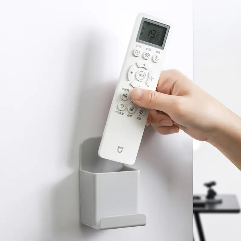 Wall-Mounted Remote Control Storage Organizer Box