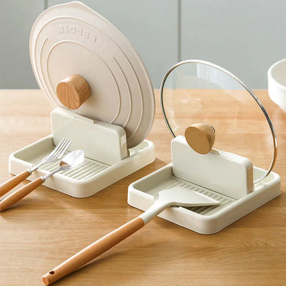 Sleek Kitchen Lid Holder