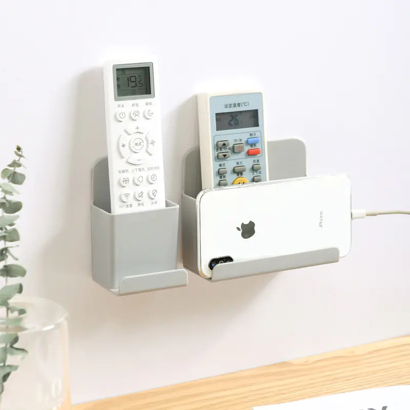 Wall-Mounted Remote Control Storage Organizer Box