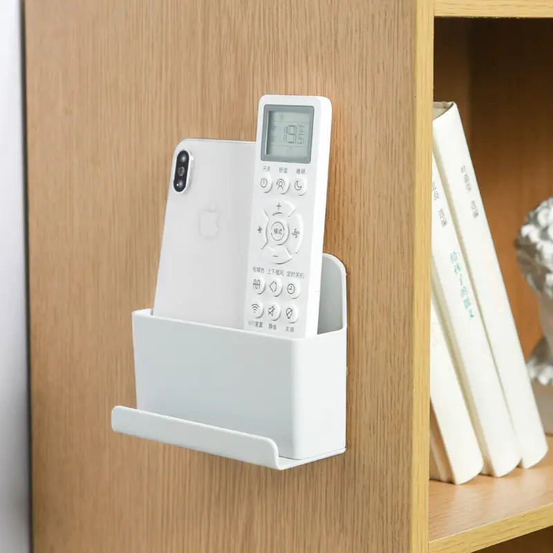 Wall-Mounted Remote Control Storage Organizer Box